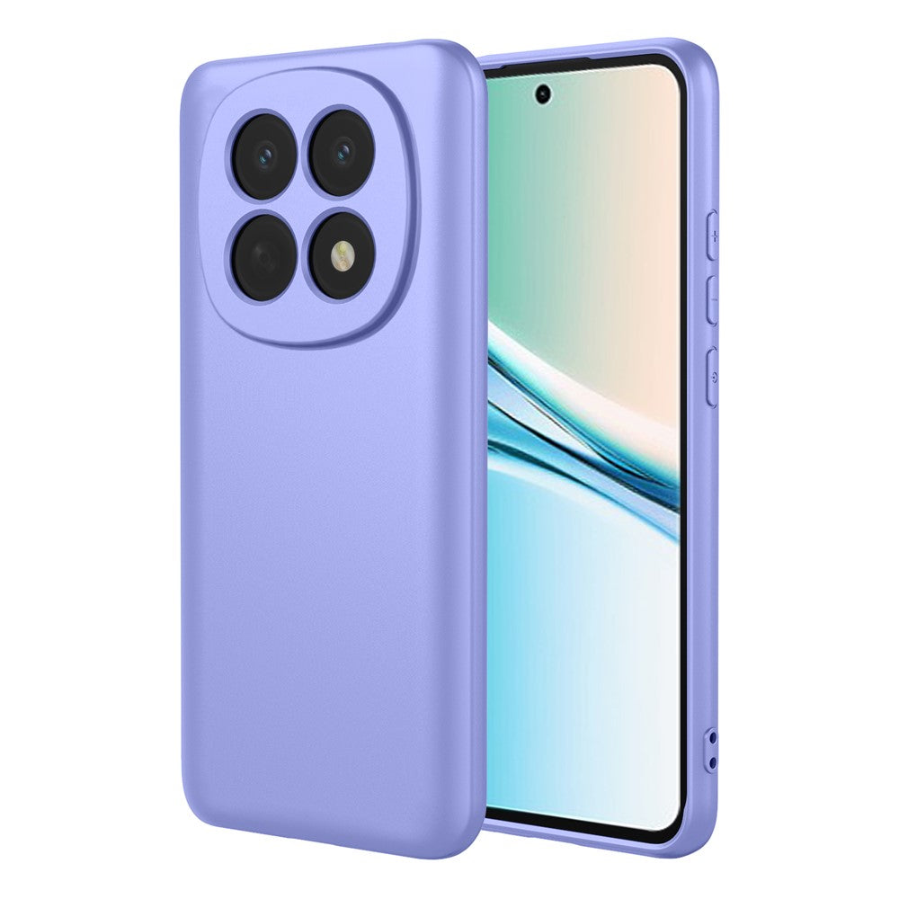 For Xiaomi Redmi Note 15 5G (Global)  /  Poco M8 5G Case Liquid Silicone Feel Soft TPU Protective Phone Cover - Purple