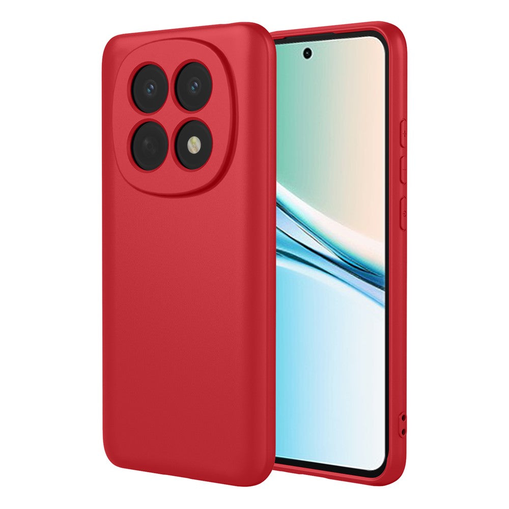 For Xiaomi Redmi Note 15 5G (Global)  /  Poco M8 5G Case Liquid Silicone Feel Soft TPU Protective Phone Cover - Red