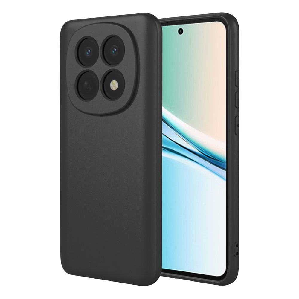 For Xiaomi Redmi Note 15 5G (Global)  /  Poco M8 5G Case Liquid Silicone Feel Soft TPU Protective Phone Cover - Black