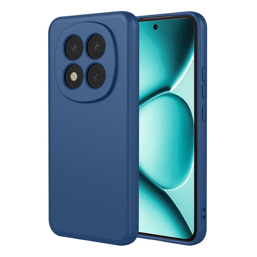 For Xiaomi Redmi Note 15 Pro+ 5G (Global)  /  Poco M8 Pro 5G Case Liquid Silicone Feel Soft TPU Protective Phone Cover - Blue