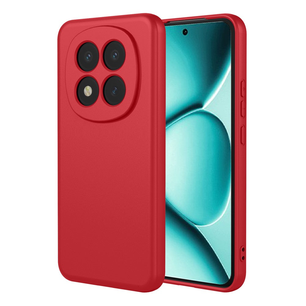 For Xiaomi Redmi Note 15 Pro+ 5G (Global)  /  Poco M8 Pro 5G Case Liquid Silicone Feel Soft TPU Protective Phone Cover - Red
