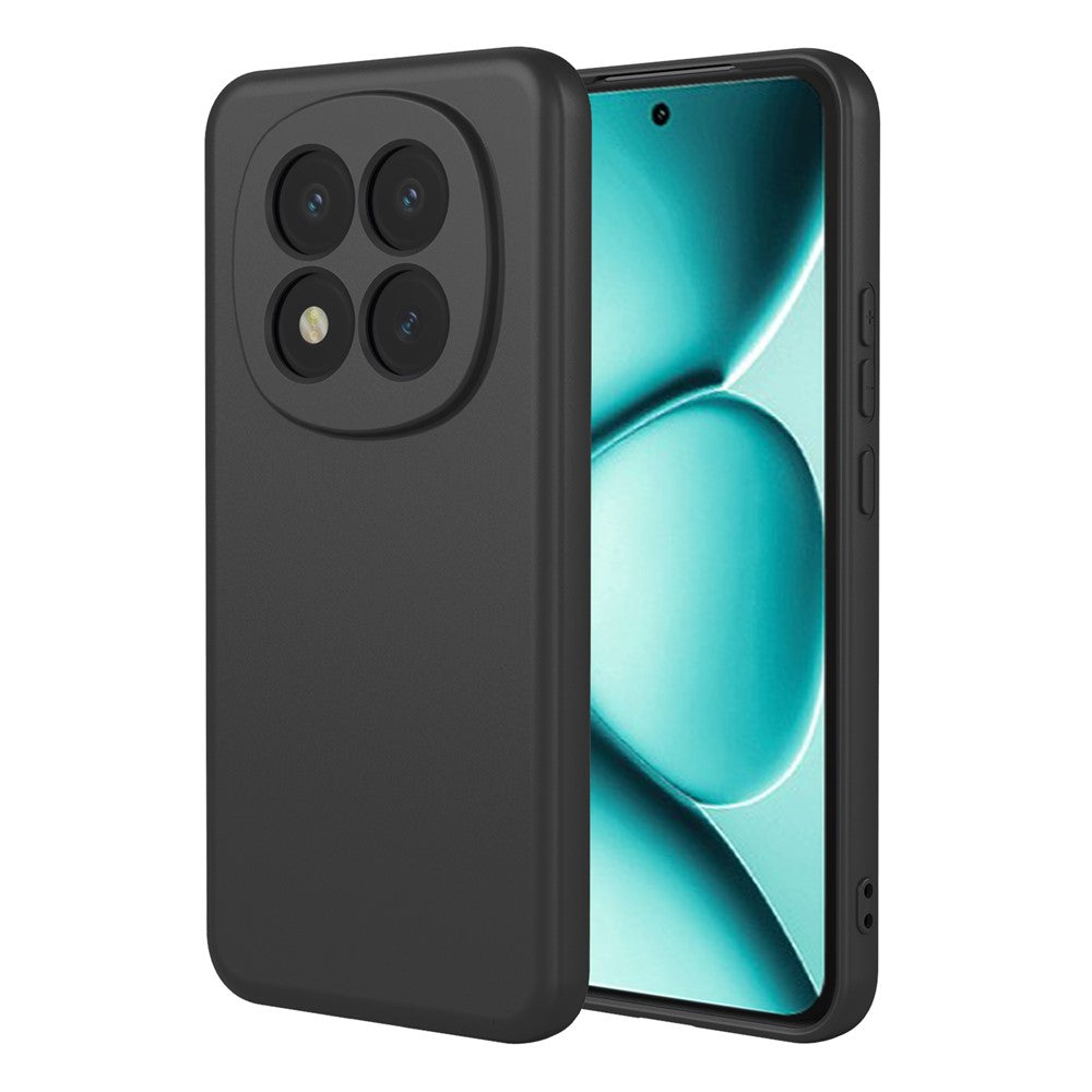 For Xiaomi Redmi Note 15 Pro+ 5G (Global)  /  Poco M8 Pro 5G Case Liquid Silicone Feel Soft TPU Protective Phone Cover - Black