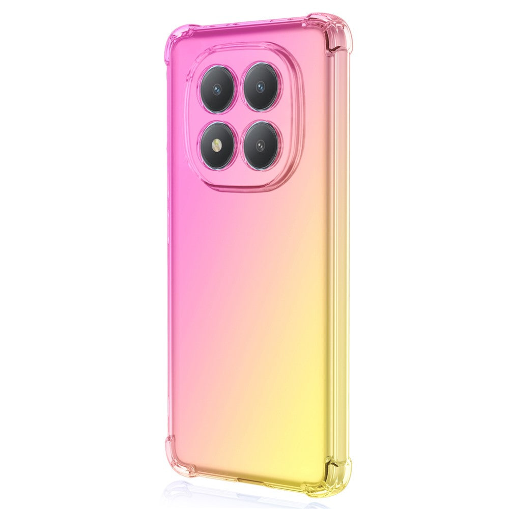 For Xiaomi Redmi Note 15 Pro 4G (Global) Case Gradient Color TPU Anti-Drop Phone Cover - Pink  /  Gold