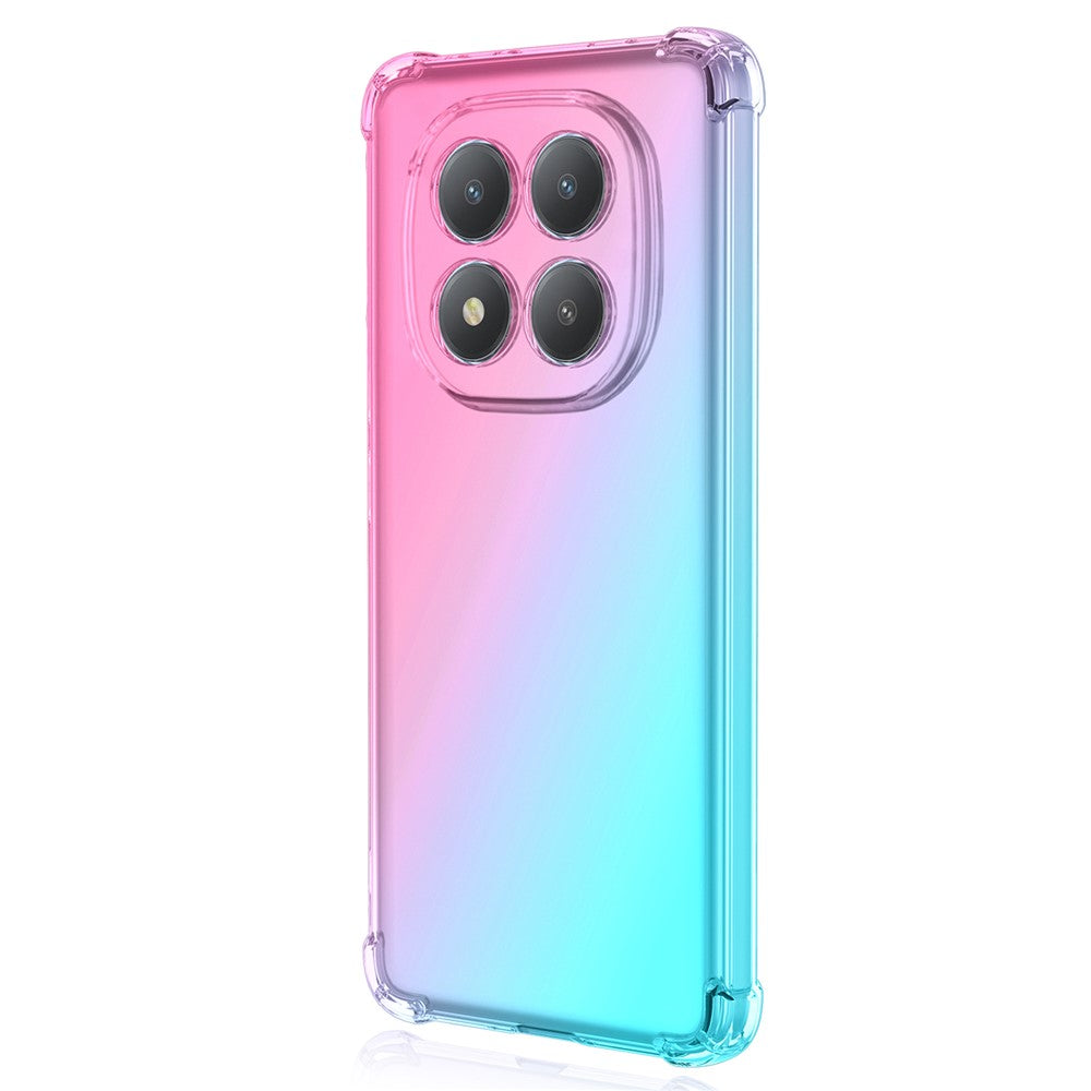 For Xiaomi Redmi Note 15 Pro 4G (Global) Case Gradient Color TPU Anti-Drop Phone Cover - Pink  /  Green