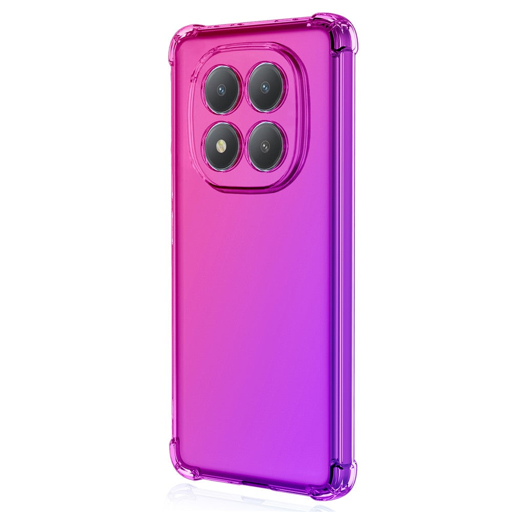 For Xiaomi Redmi Note 15 Pro 4G (Global) Case Gradient Color TPU Anti-Drop Phone Cover - Pink  /  Purple