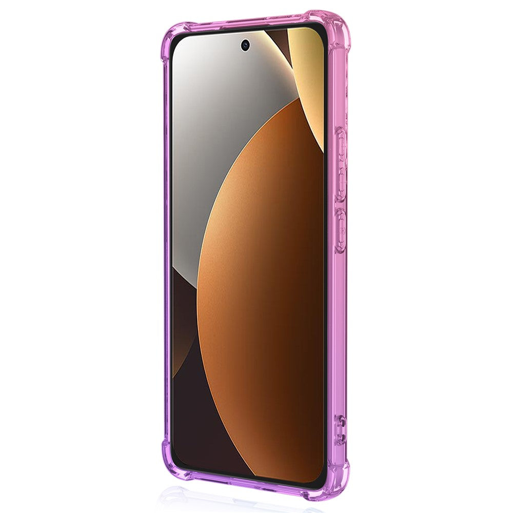 For Xiaomi Redmi Note 15 Pro 4G (Global) Case Gradient Color TPU Anti-Drop Phone Cover - Pink  /  Purple