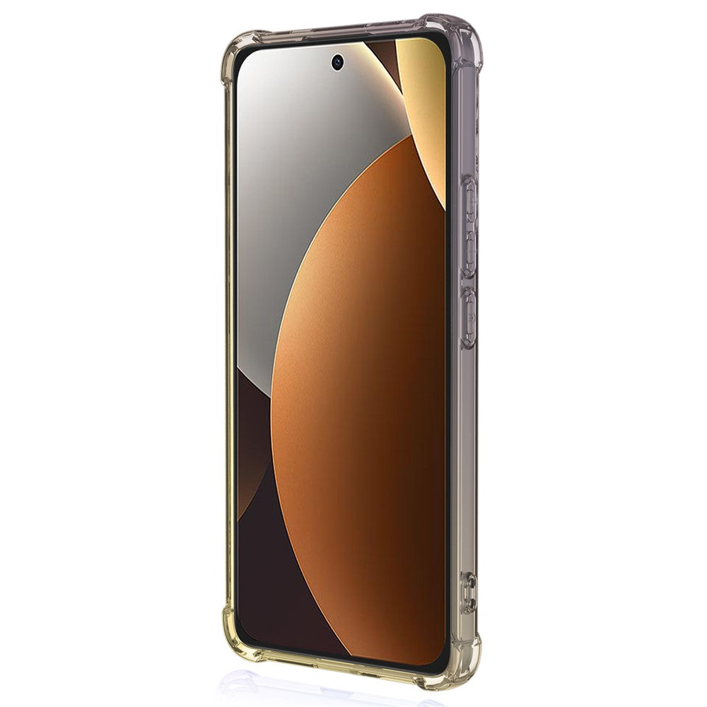 For Xiaomi Redmi Note 15 Pro 4G (Global) Case Gradient Color TPU Anti-Drop Phone Cover - Black  /  Gold