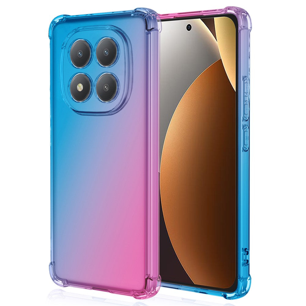 For Xiaomi Redmi Note 15 Pro 4G (Global) Case Gradient Color TPU Anti-Drop Phone Cover - Blue  /  Pink