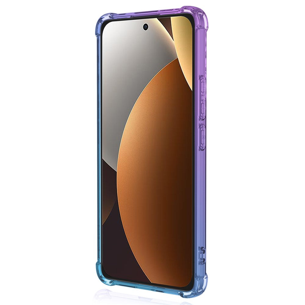 For Xiaomi Redmi Note 15 Pro 4G (Global) Case Gradient Color TPU Anti-Drop Phone Cover - Purple  /  Blue