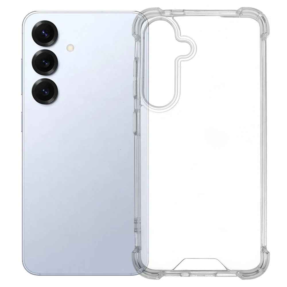 For Samsung Galaxy A57 5G Phone Case TPU + Acrylic 1.5mm Shockproof Back Cover - Transparent