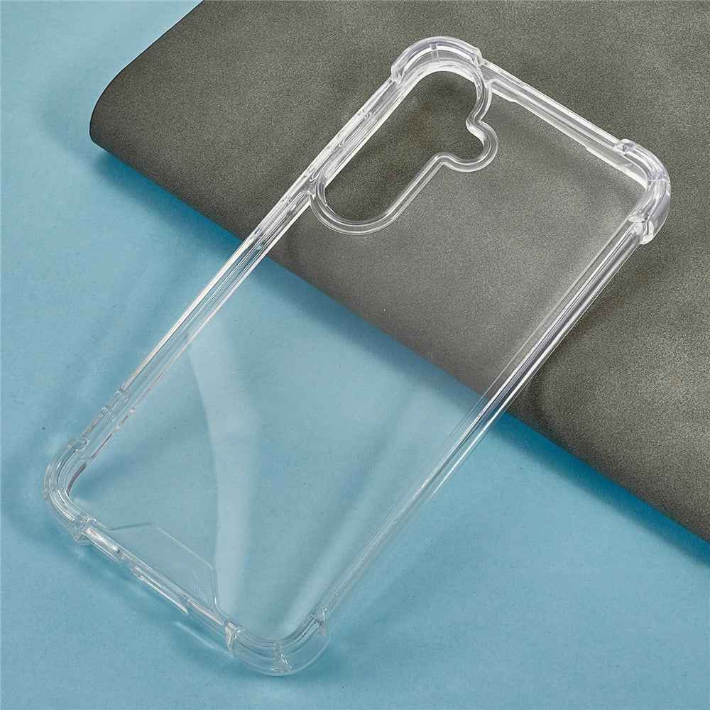 For Samsung Galaxy A57 5G Phone Case TPU + Acrylic 1.5mm Shockproof Back Cover - Transparent