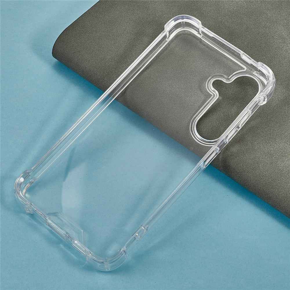 For Samsung Galaxy A57 5G Phone Case TPU + Acrylic 1.5mm Shockproof Back Cover - Transparent