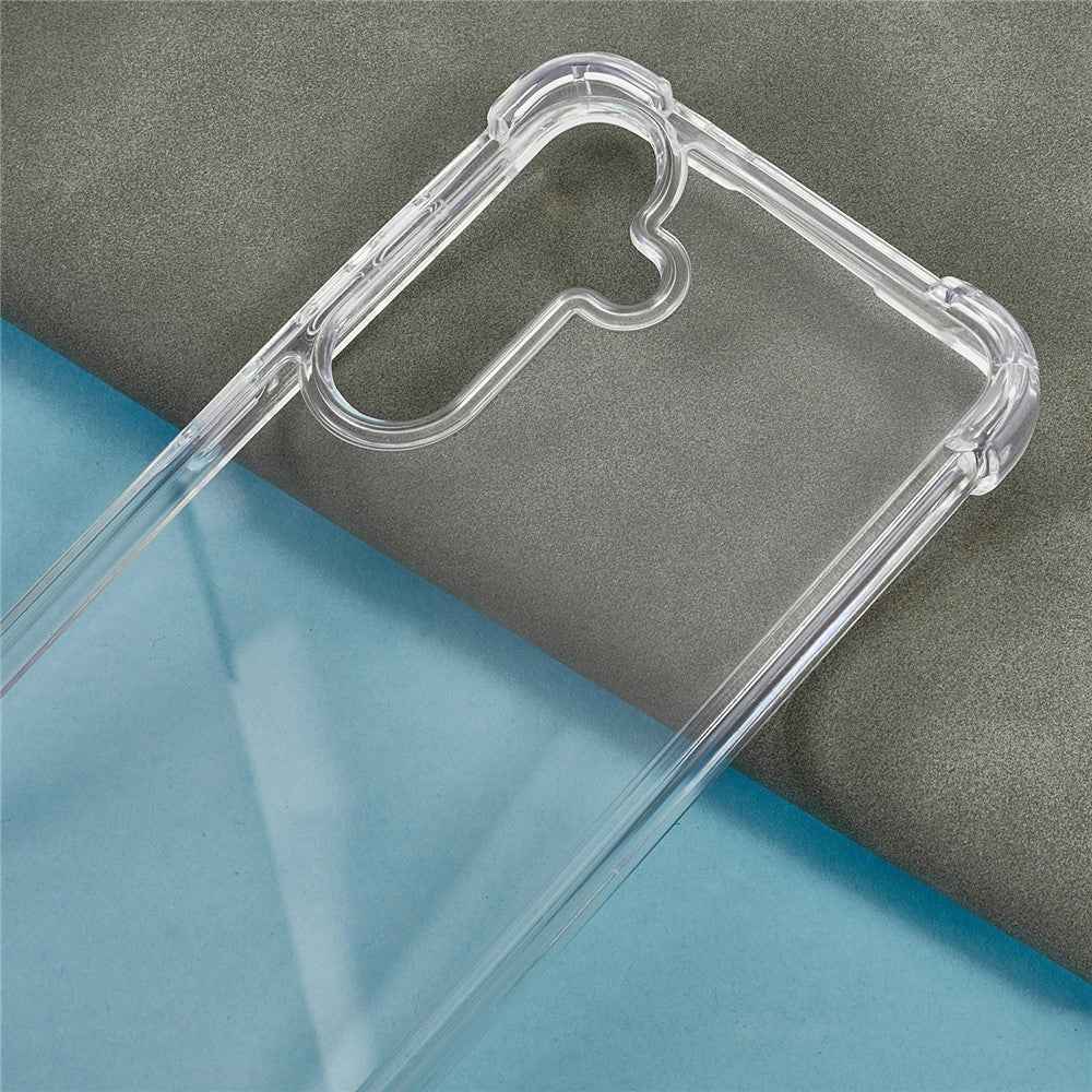 For Samsung Galaxy A57 5G Phone Case TPU + Acrylic 1.5mm Shockproof Back Cover - Transparent