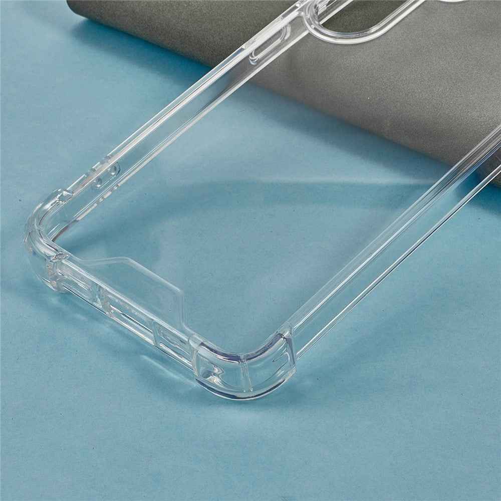 For Samsung Galaxy A57 5G Phone Case TPU + Acrylic 1.5mm Shockproof Back Cover - Transparent