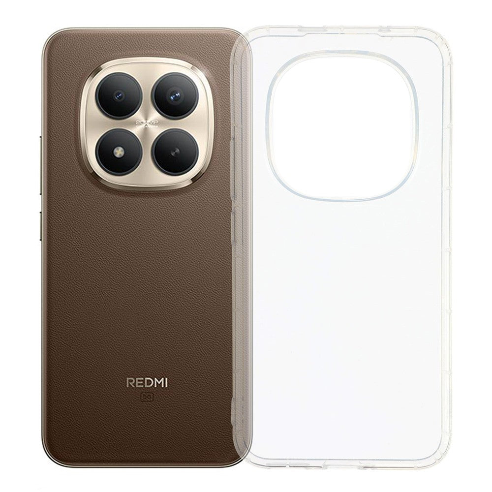 For Xiaomi Redmi Note 15 Pro+ 5G (Global)  /  Poco M8 Pro 5G Case Airbag Protection TPU Phone Back Cover - Transparent