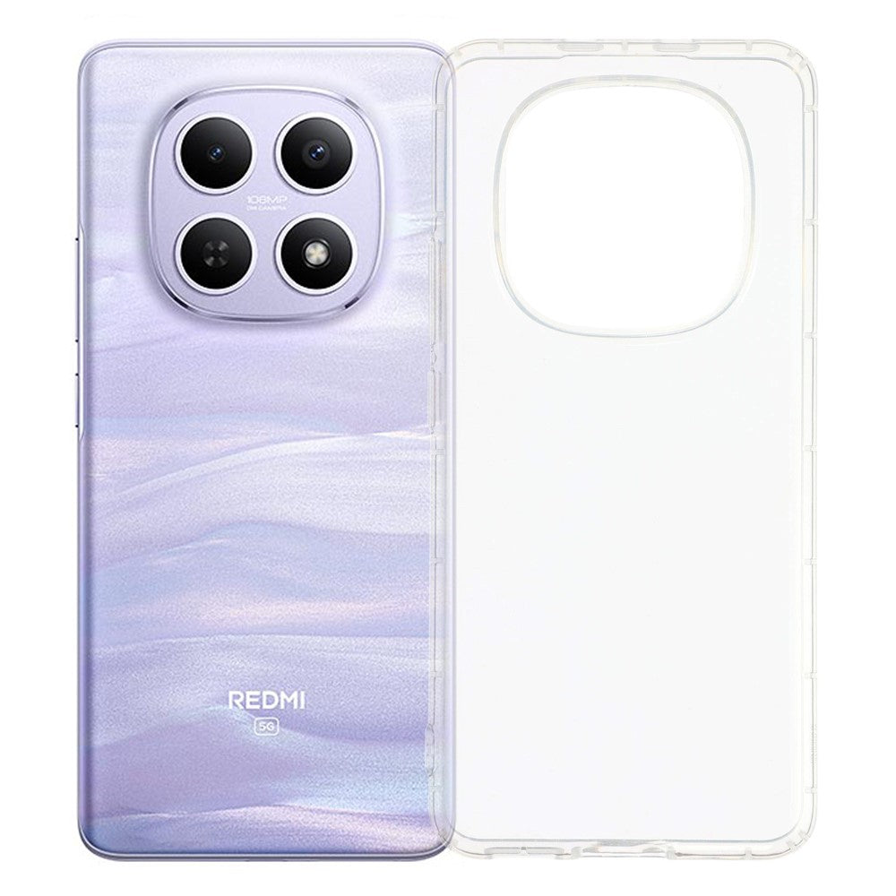 TPU Case For Xiaomi Redmi Note 15 5G (Global)  /  15 4G (Global)  /  Poco M8 5G Airbag Protection Phone Back Cover - Transparent