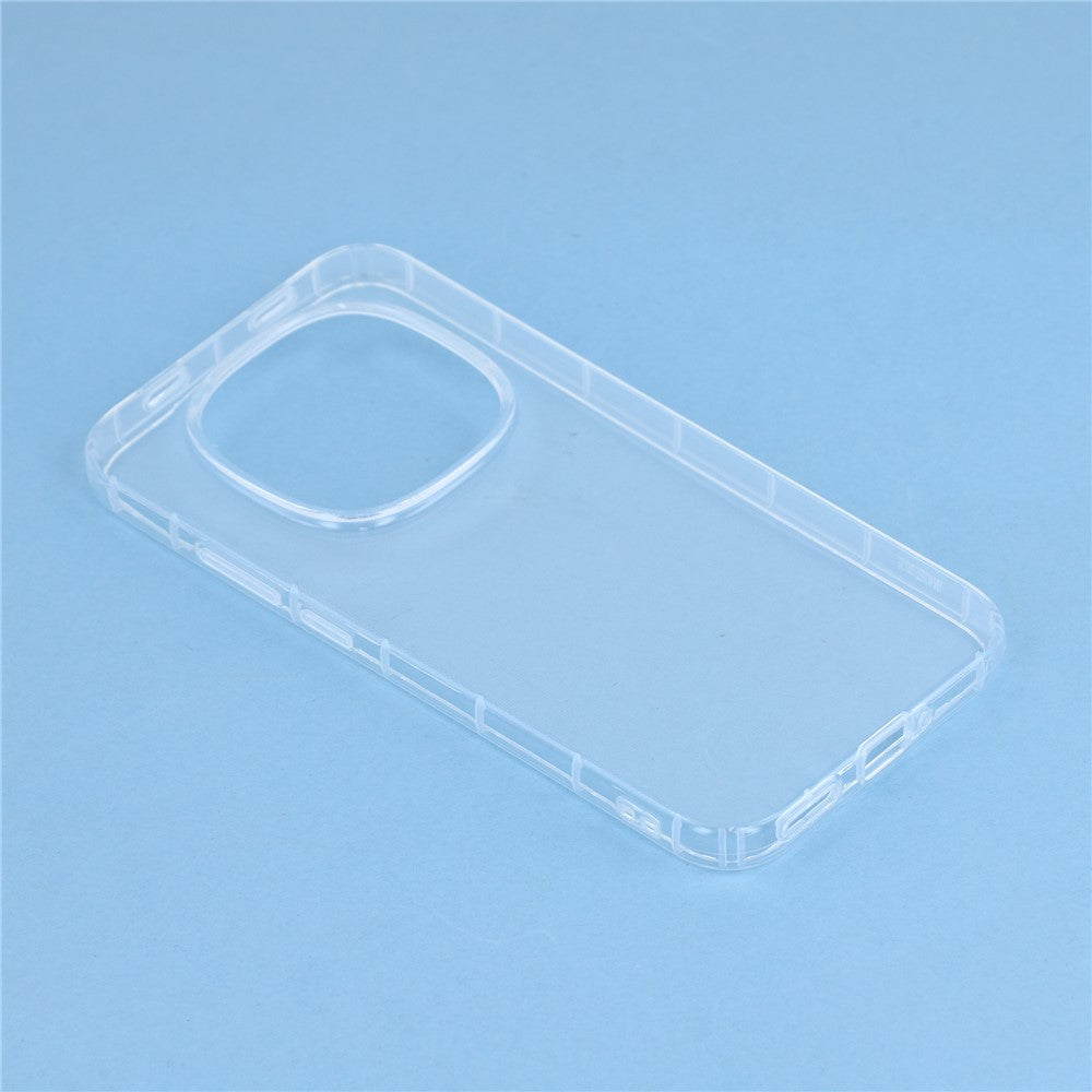 For Xiaomi Redmi Note 15 Pro 5G (Global) Case Airbag Protection TPU Phone Back Cover - Transparent