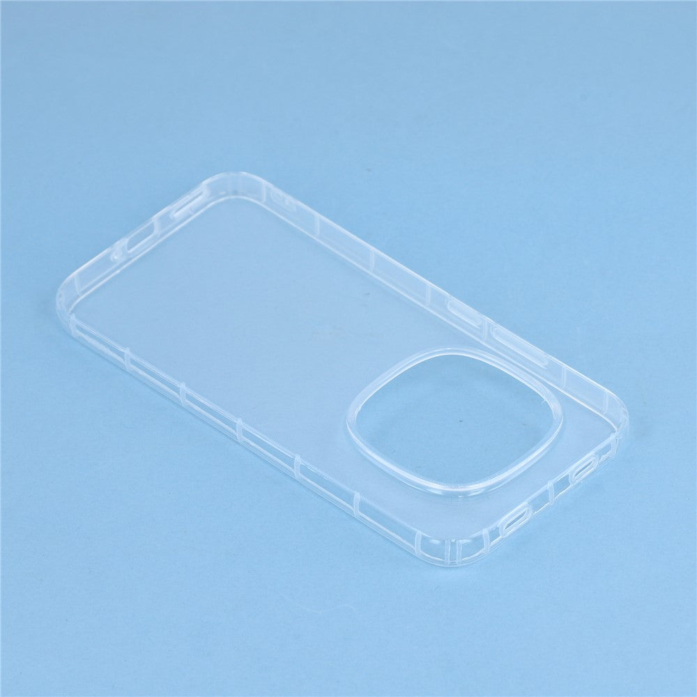 For Xiaomi Redmi Note 15 Pro 5G (Global) Case Airbag Protection TPU Phone Back Cover - Transparent