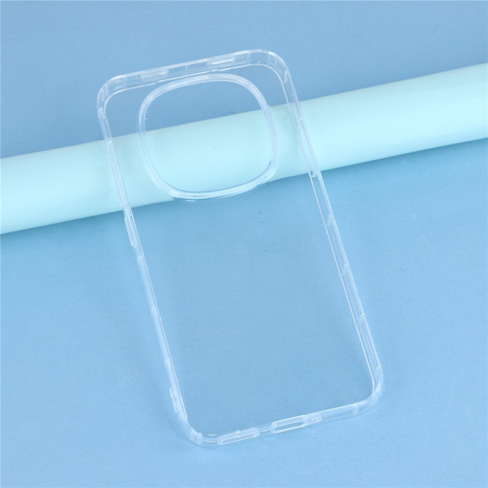 For Xiaomi Redmi Note 15 Pro 5G (Global) Case Airbag Protection TPU Phone Back Cover - Transparent