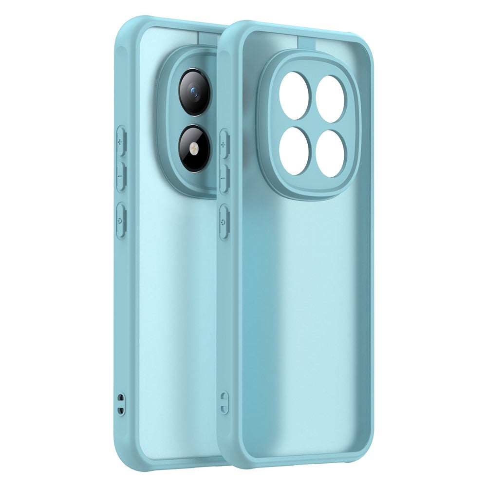 Phone Case For Xiaomi Poco M8 Pro 5G  /  Redmi Note 15 Pro+ 5G (Global) Drop Proof Airbags Frosted Translucent PC + TPU Phone Back Cover - Light Green