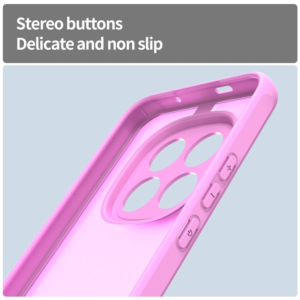 Phone Case For Xiaomi Poco M8 Pro 5G  /  Redmi Note 15 Pro+ 5G (Global) Drop Proof Airbags Frosted Translucent PC + TPU Phone Back Cover - Light Purple
