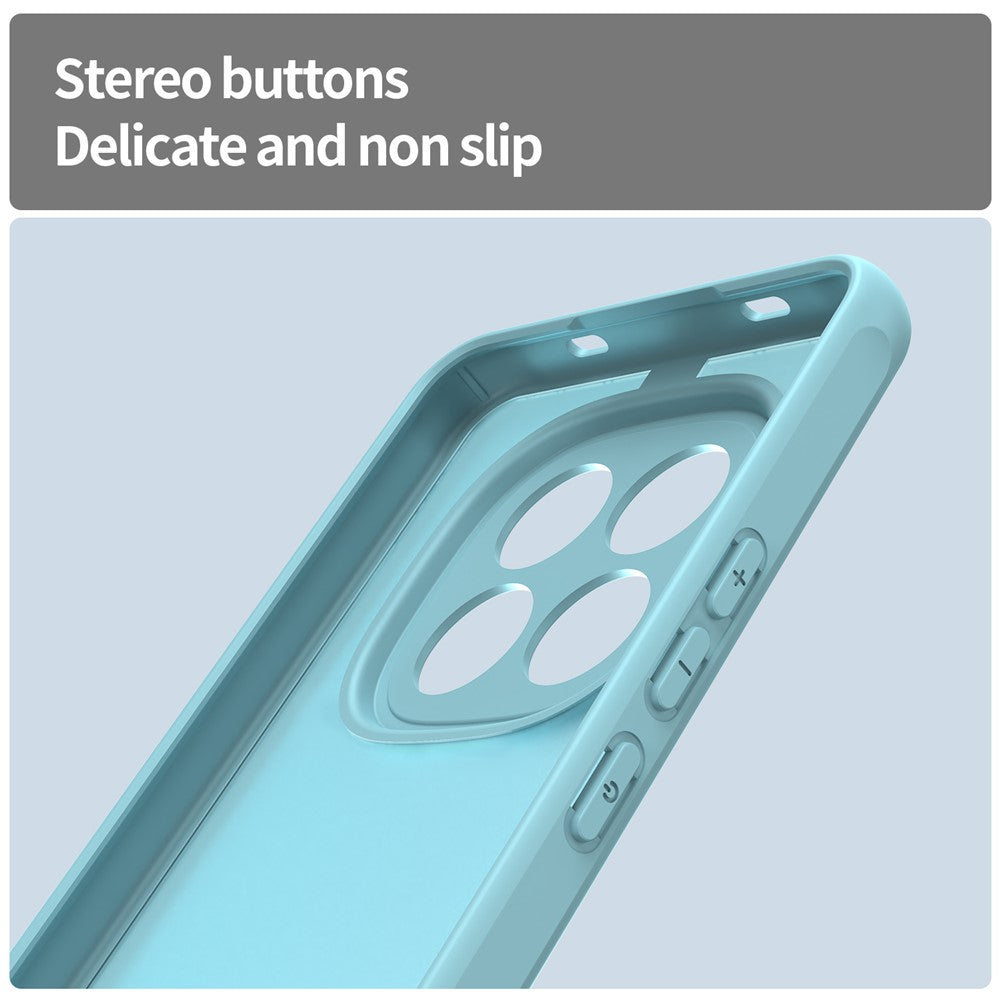 For Xiaomi Redmi Note 15 Pro 4G (Global) Case Drop Proof Airbags Frosted Translucent PC + TPU Phone Back Cover - Light Green