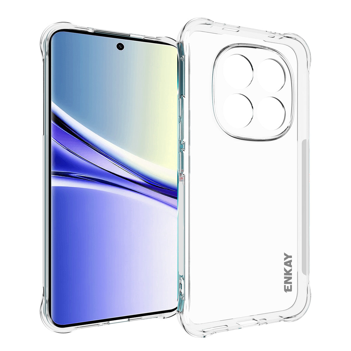 For Xiaomi Redmi Note 15 Pro+ 5G (Global) / Xiaomi Poco M8 Pro 5G Clear Phone Case ENKAY HAT PRINCE Shockproof Anti-slip TPU Cover - Transparent