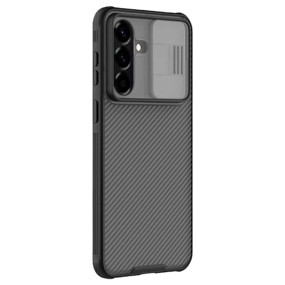 NILLKIN Camshield Pro Series For Samsung Galaxy A57 5G Case TPU + PC Phone Cover with Camera Slider - Transparent Black