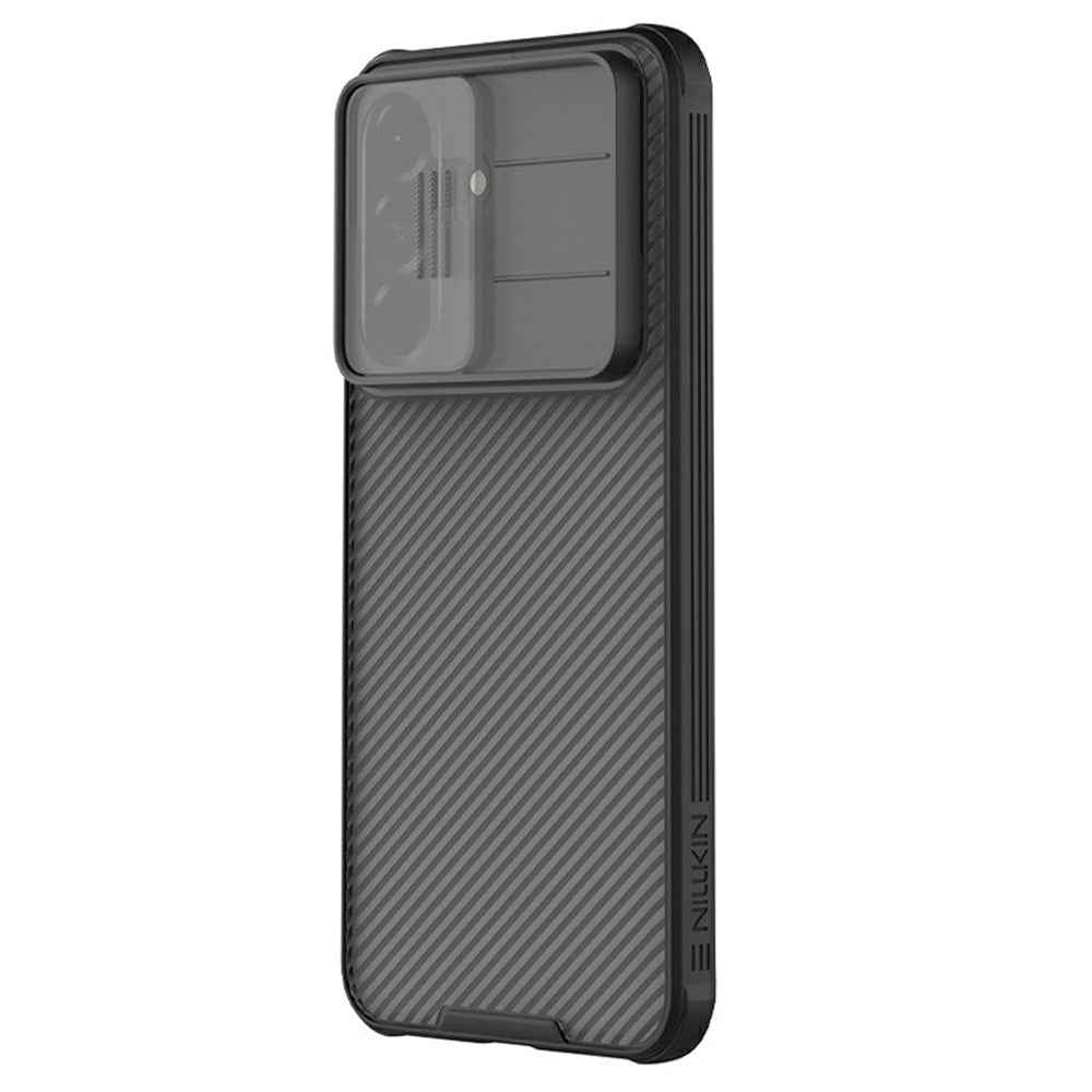 NILLKIN Camshield Pro Series For Samsung Galaxy A57 5G Case TPU + PC Phone Cover with Camera Slider - Transparent Black
