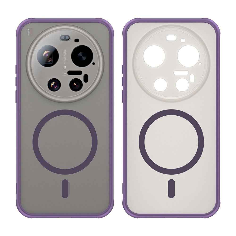 For Xiaomi 17 Ultra 5G Magnetic Case Anti Drop PC + TPU Phone Cover - Purple