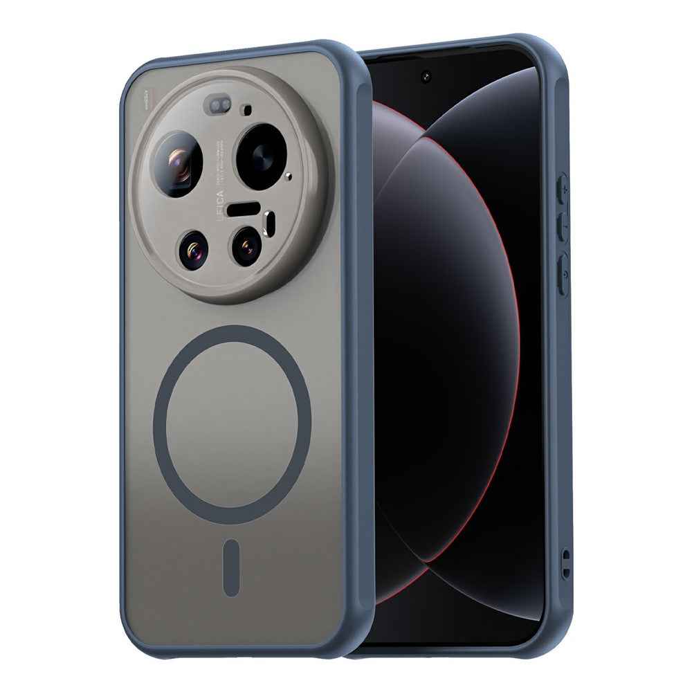 For Xiaomi 17 Ultra 5G Magnetic Case Anti Drop PC + TPU Phone Cover - Blue
