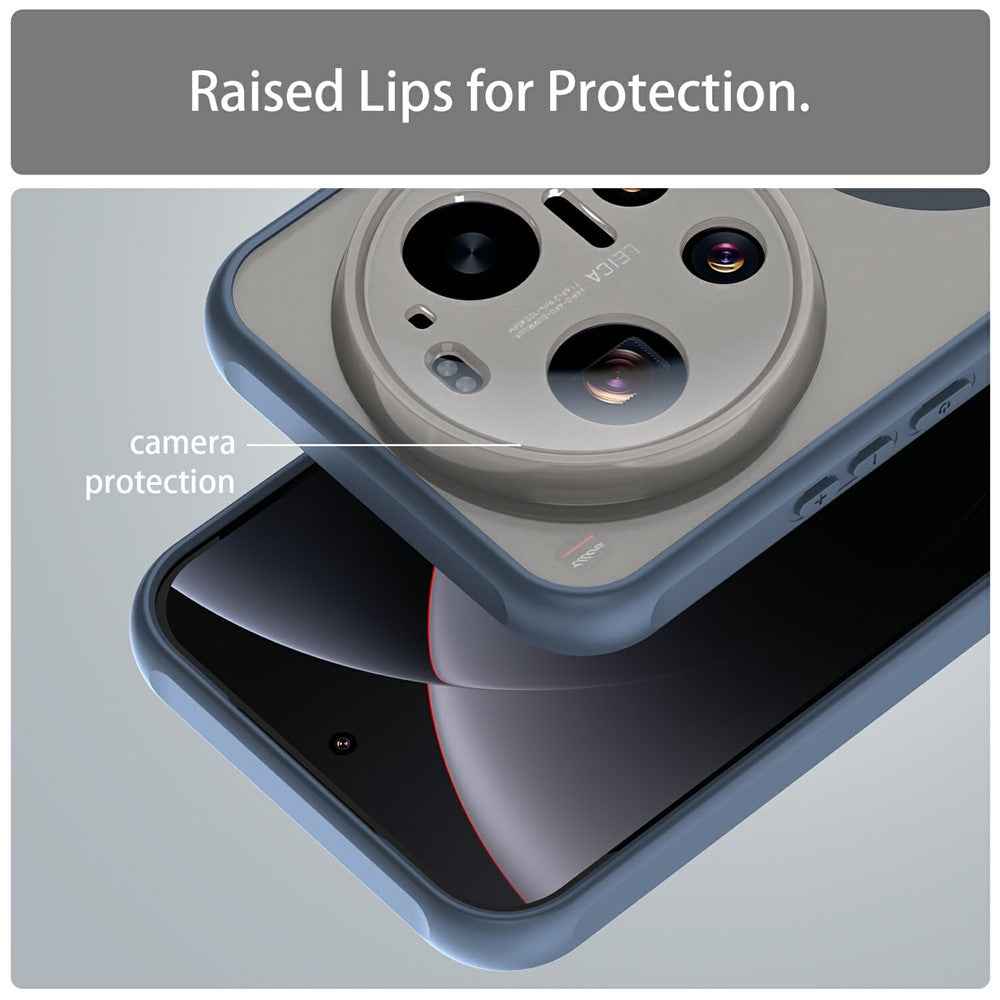 For Xiaomi 17 Ultra 5G Magnetic Case Anti Drop PC + TPU Phone Cover - Blue