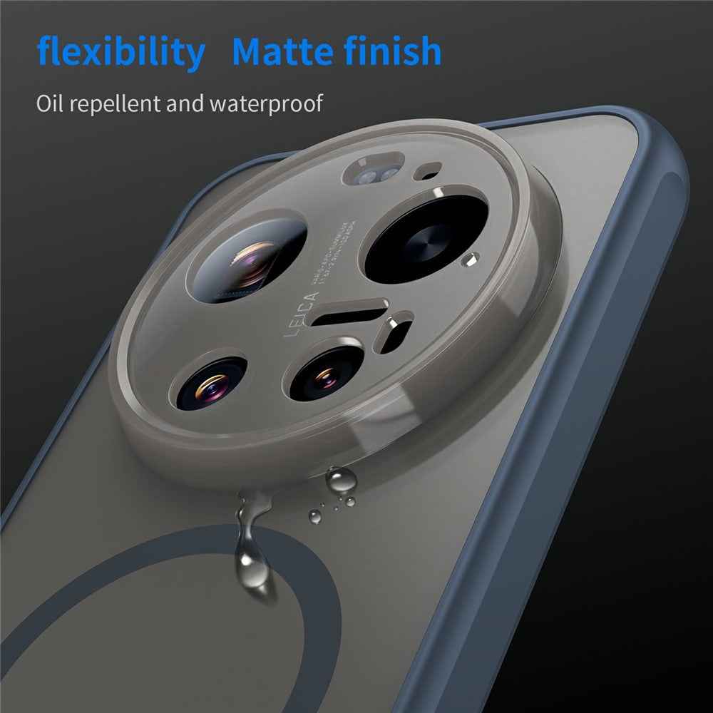 For Xiaomi 17 Ultra 5G Magnetic Case Anti Drop PC + TPU Phone Cover - Blue