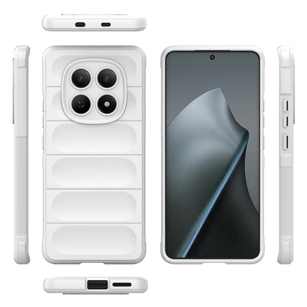 For Xiaomi Redmi Note 15 4G (Global) Case Anti-Drop Soft TPU Rugged Phone Back Cover - White