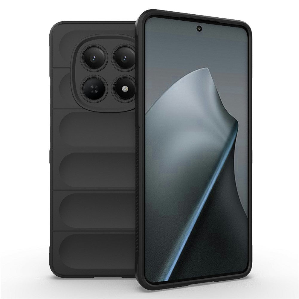 For Xiaomi Redmi Note 15 4G (Global) Case Anti-Drop Soft TPU Rugged Phone Back Cover - Black