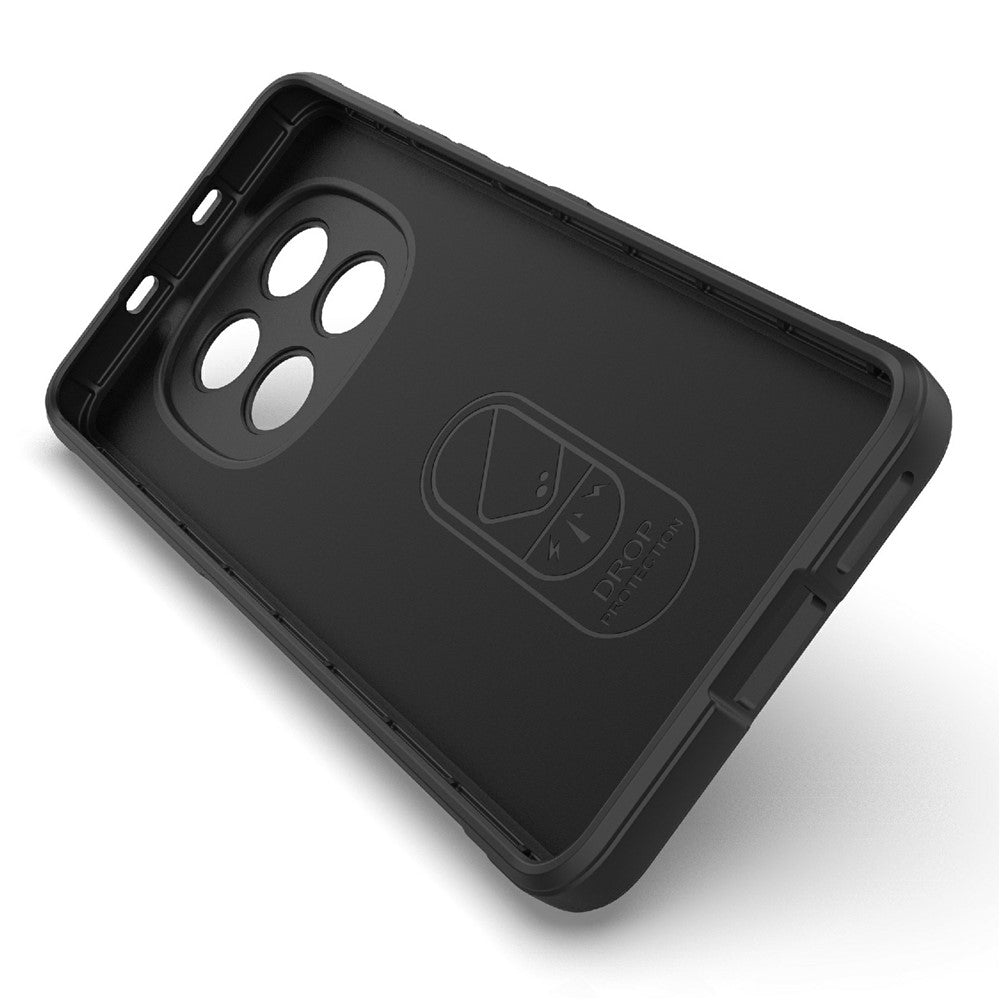 For Xiaomi Redmi Note 15 4G (Global) Case Anti-Drop Soft TPU Rugged Phone Back Cover - Black