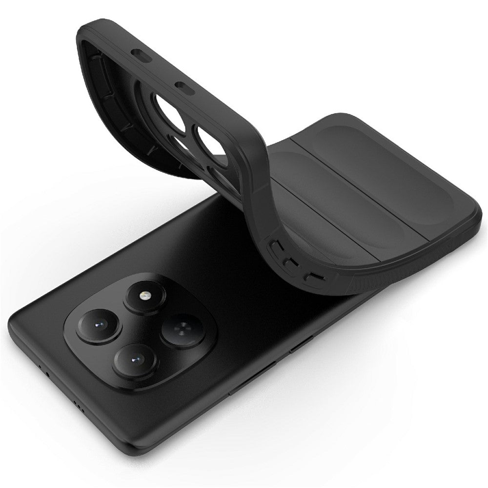 For Xiaomi Redmi Note 15 4G (Global) Case Anti-Drop Soft TPU Rugged Phone Back Cover - Black