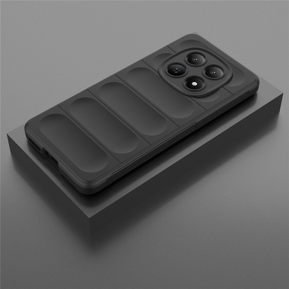 For Xiaomi Redmi Note 15 4G (Global) Case Anti-Drop Soft TPU Rugged Phone Back Cover - Black