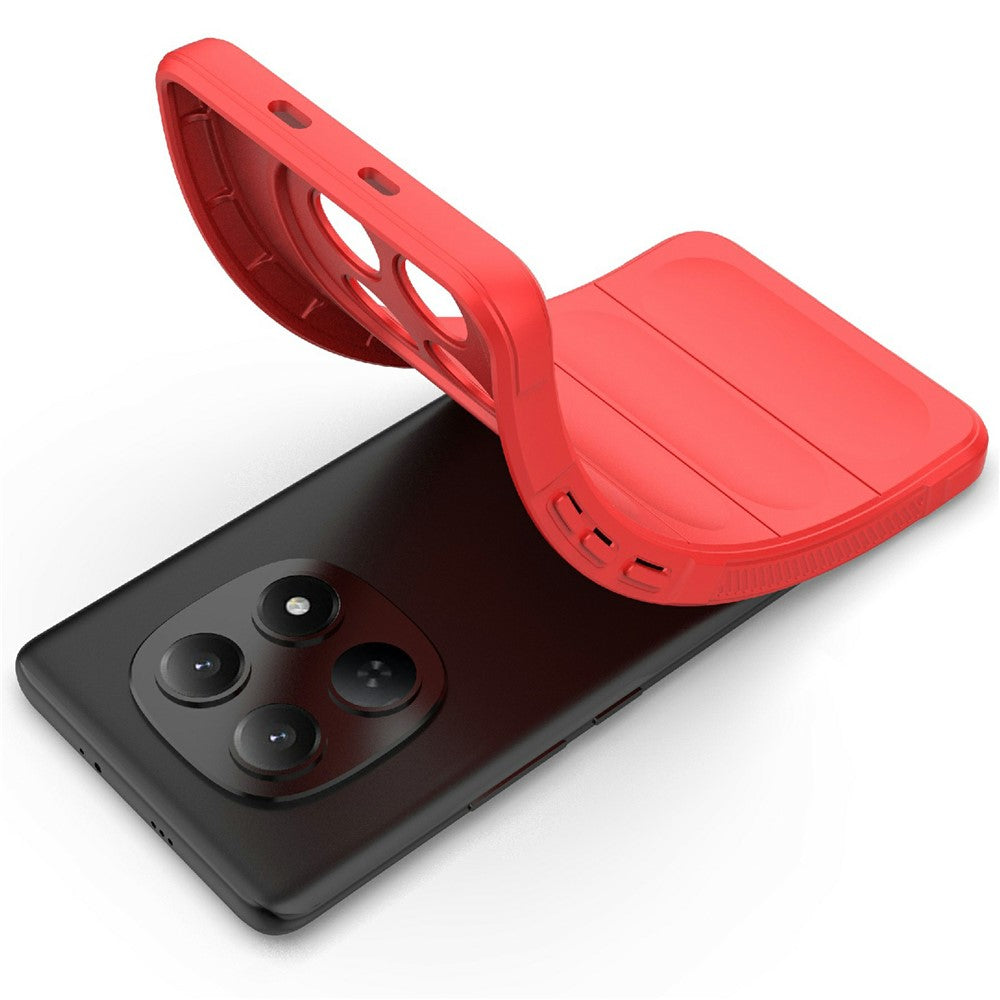 For Xiaomi Redmi Note 15 4G (Global) Case Anti-Drop Soft TPU Rugged Phone Back Cover - Red
