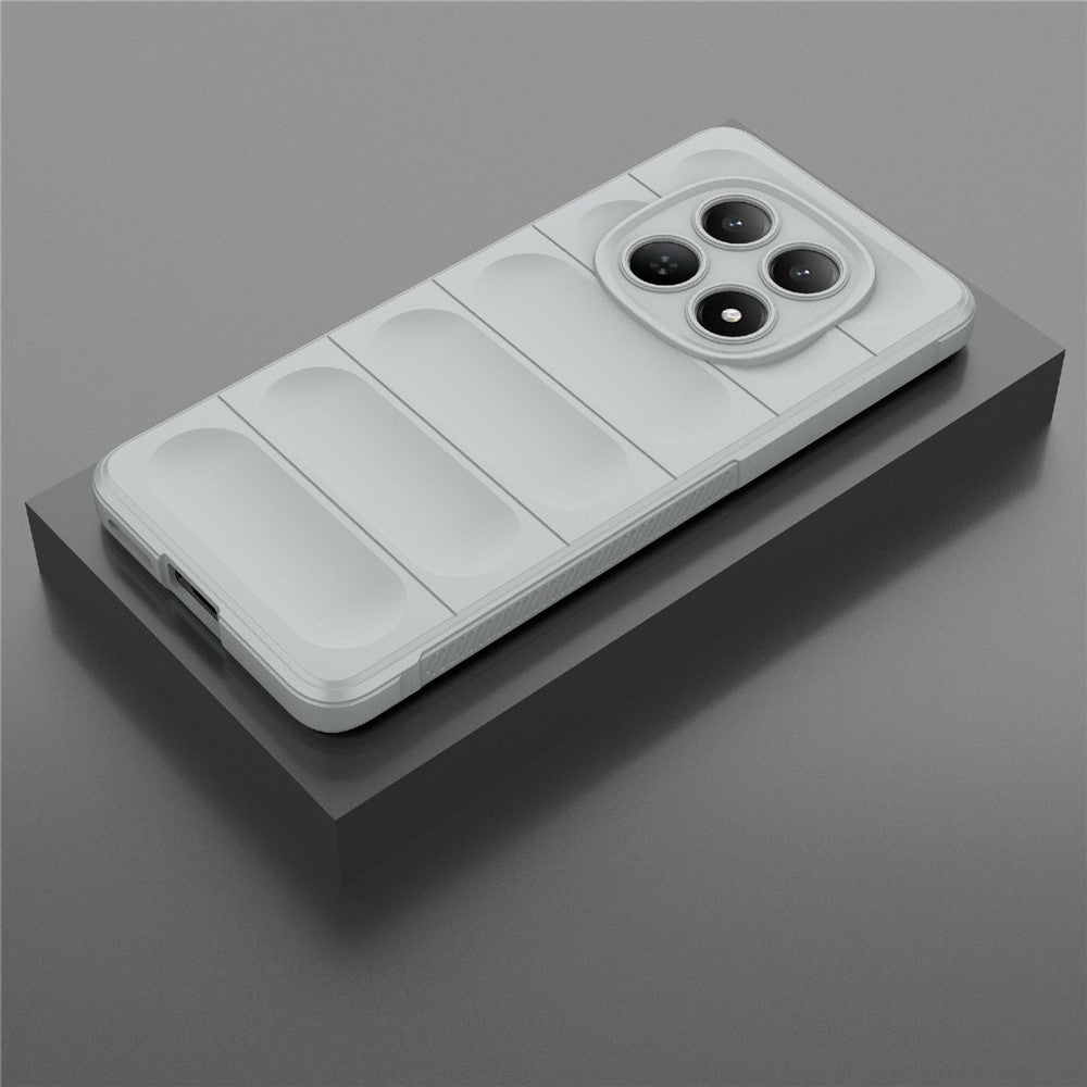 For Xiaomi Redmi Note 15 4G (Global) Case Anti-Drop Soft TPU Rugged Phone Back Cover - Light Grey