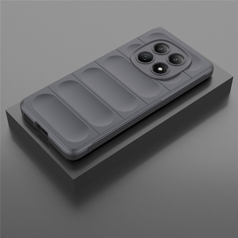 For Xiaomi Redmi Note 15 4G (Global) Case Anti-Drop Soft TPU Rugged Phone Back Cover - Dark Grey