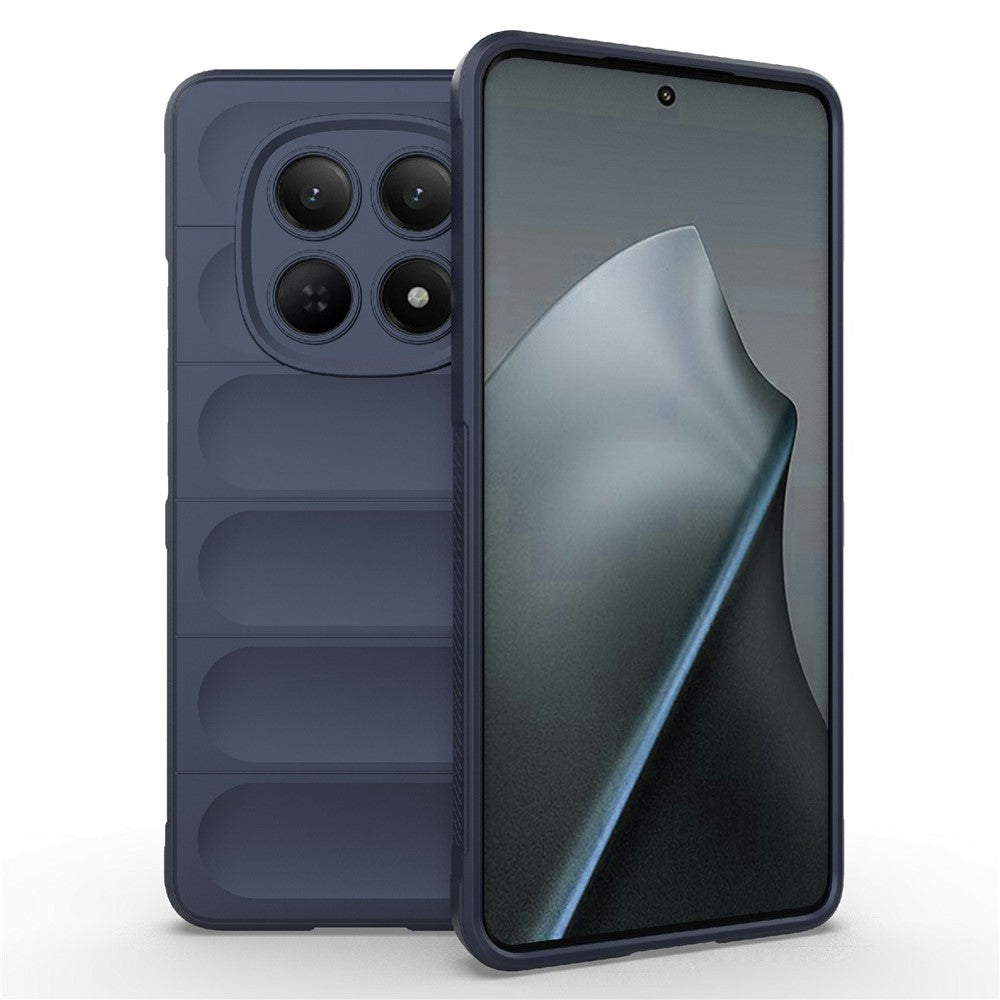 For Xiaomi Redmi Note 15 4G (Global) Case Anti-Drop Soft TPU Rugged Phone Back Cover - Dark Blue