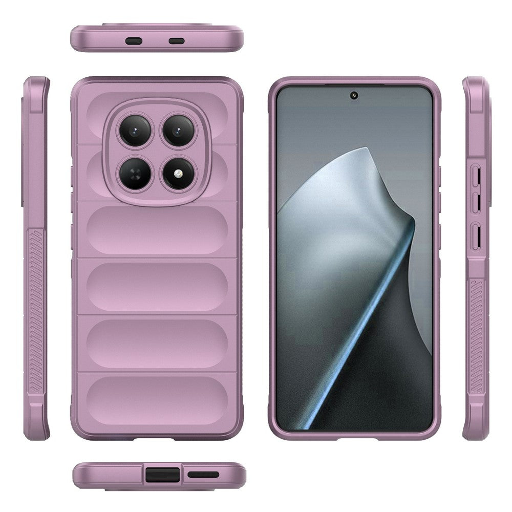 For Xiaomi Redmi Note 15 4G (Global) Case Anti-Drop Soft TPU Rugged Phone Back Cover - Light Purple
