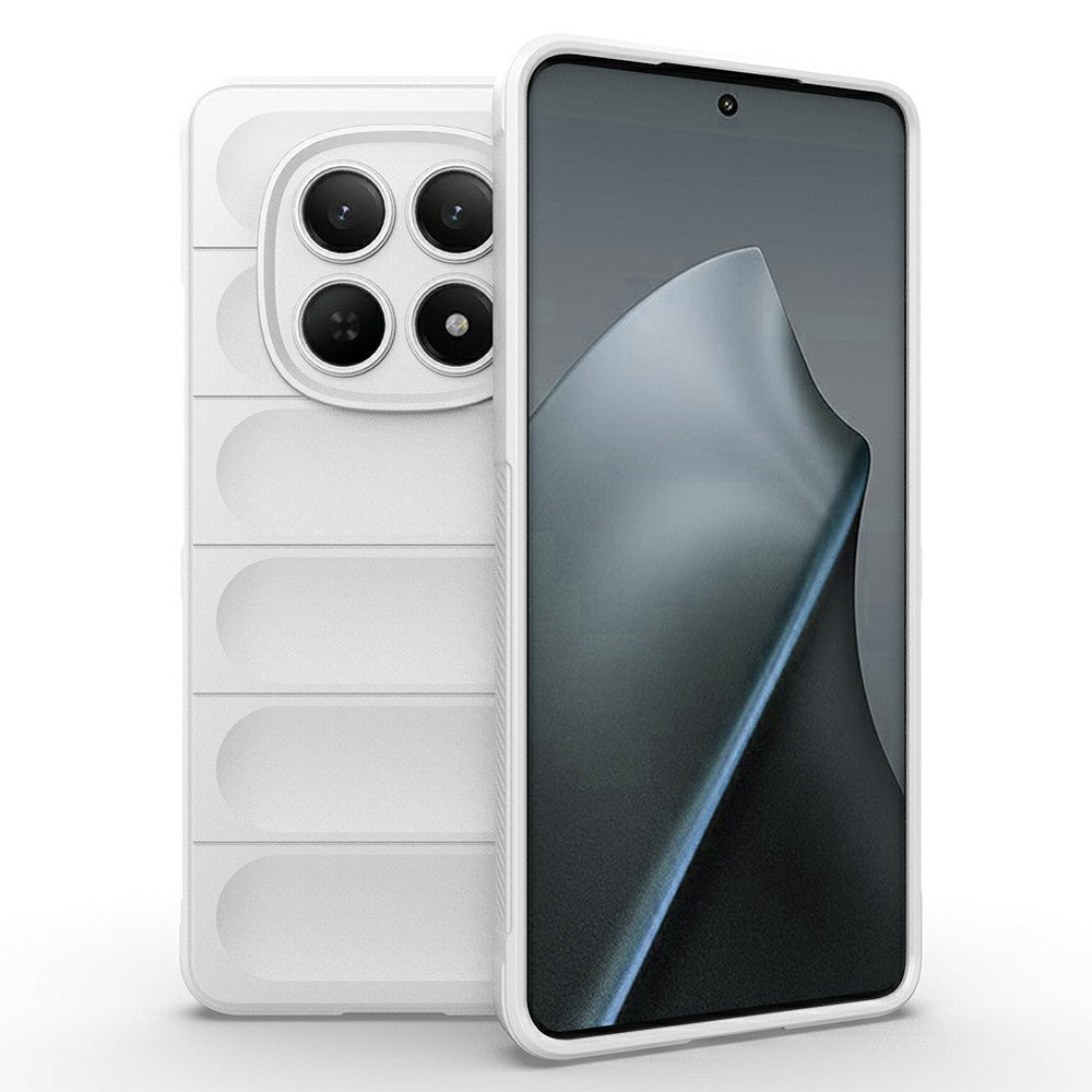 AMORUS For Xiaomi Redmi Note 15 4G (Global) Case Shockproof Soft TPU Rugged Phone Back Cover - White
