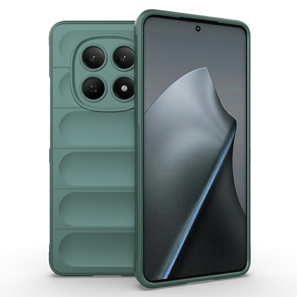 AMORUS For Xiaomi Redmi Note 15 4G (Global) Case Shockproof Soft TPU Rugged Phone Back Cover - Green