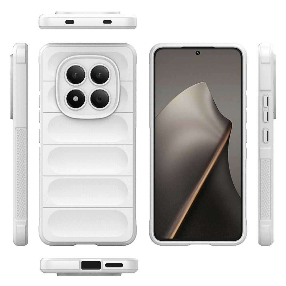 For Xiaomi Redmi Note 15 Pro 4G (Global) Case Anti-Drop Soft TPU Rugged Phone Back Cover - White