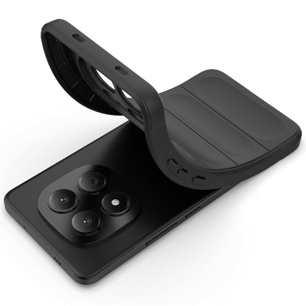 For Xiaomi Redmi Note 15 Pro 4G (Global) Case Anti-Drop Soft TPU Rugged Phone Back Cover - Black