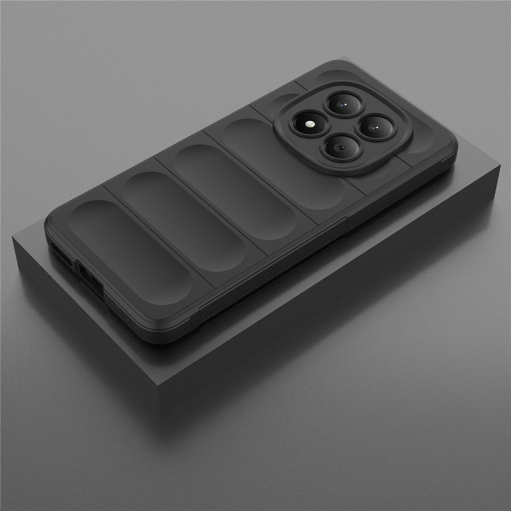 For Xiaomi Redmi Note 15 Pro 4G (Global) Case Anti-Drop Soft TPU Rugged Phone Back Cover - Black