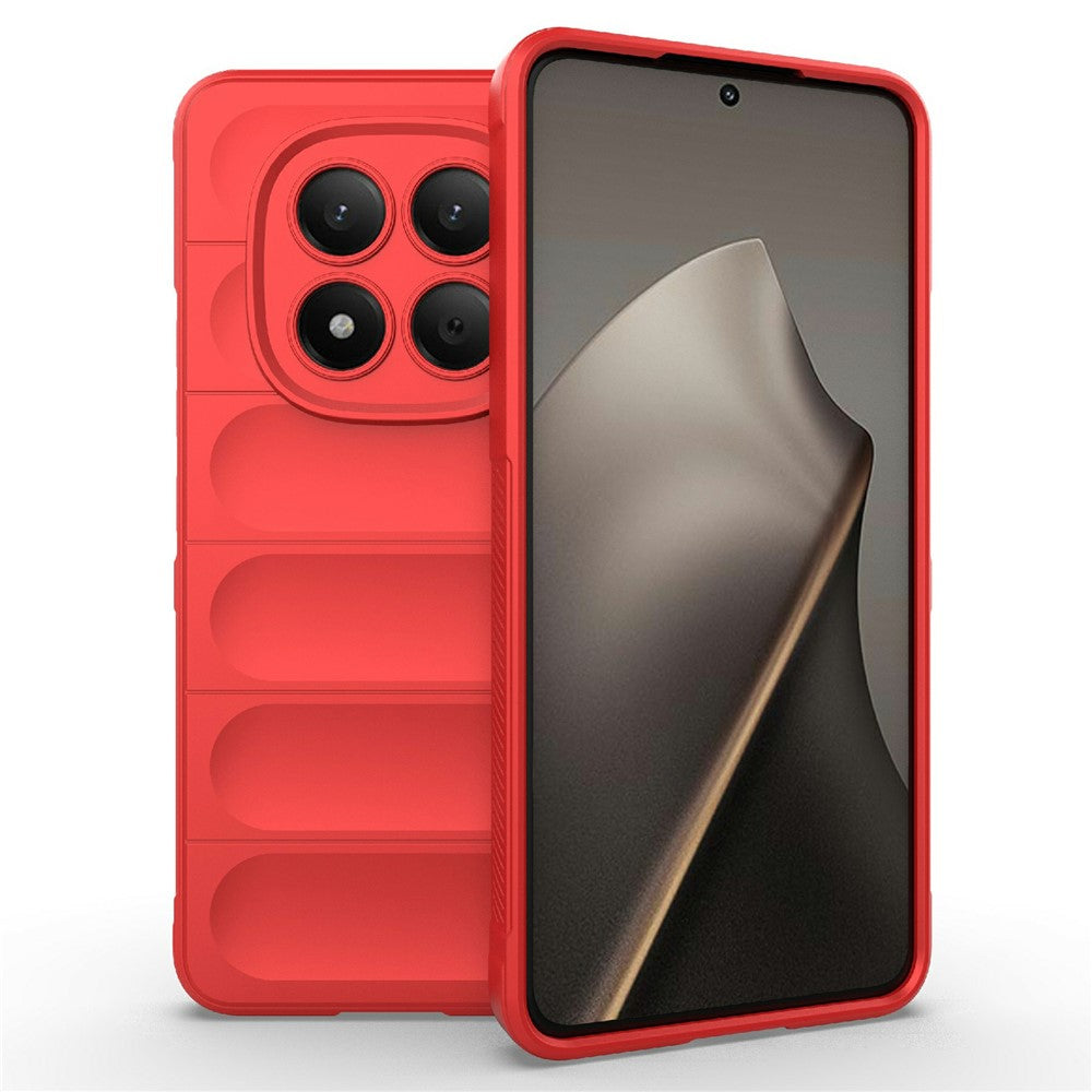 For Xiaomi Redmi Note 15 Pro 4G (Global) Case Anti-Drop Soft TPU Rugged Phone Back Cover - Red