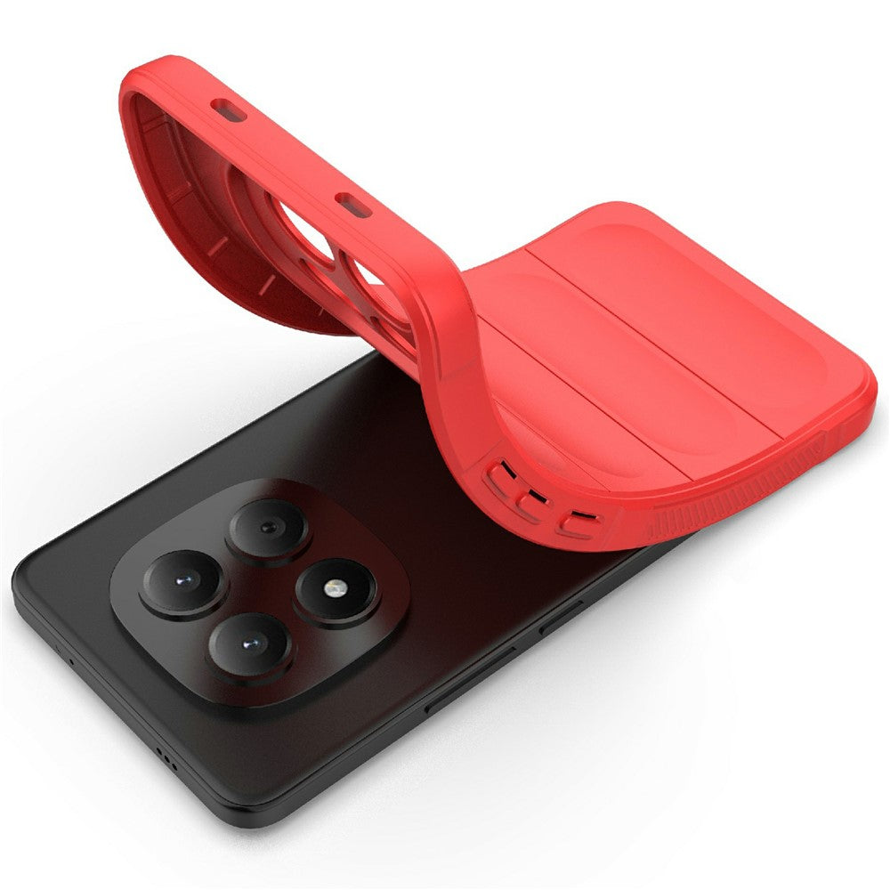 For Xiaomi Redmi Note 15 Pro 4G (Global) Case Anti-Drop Soft TPU Rugged Phone Back Cover - Red